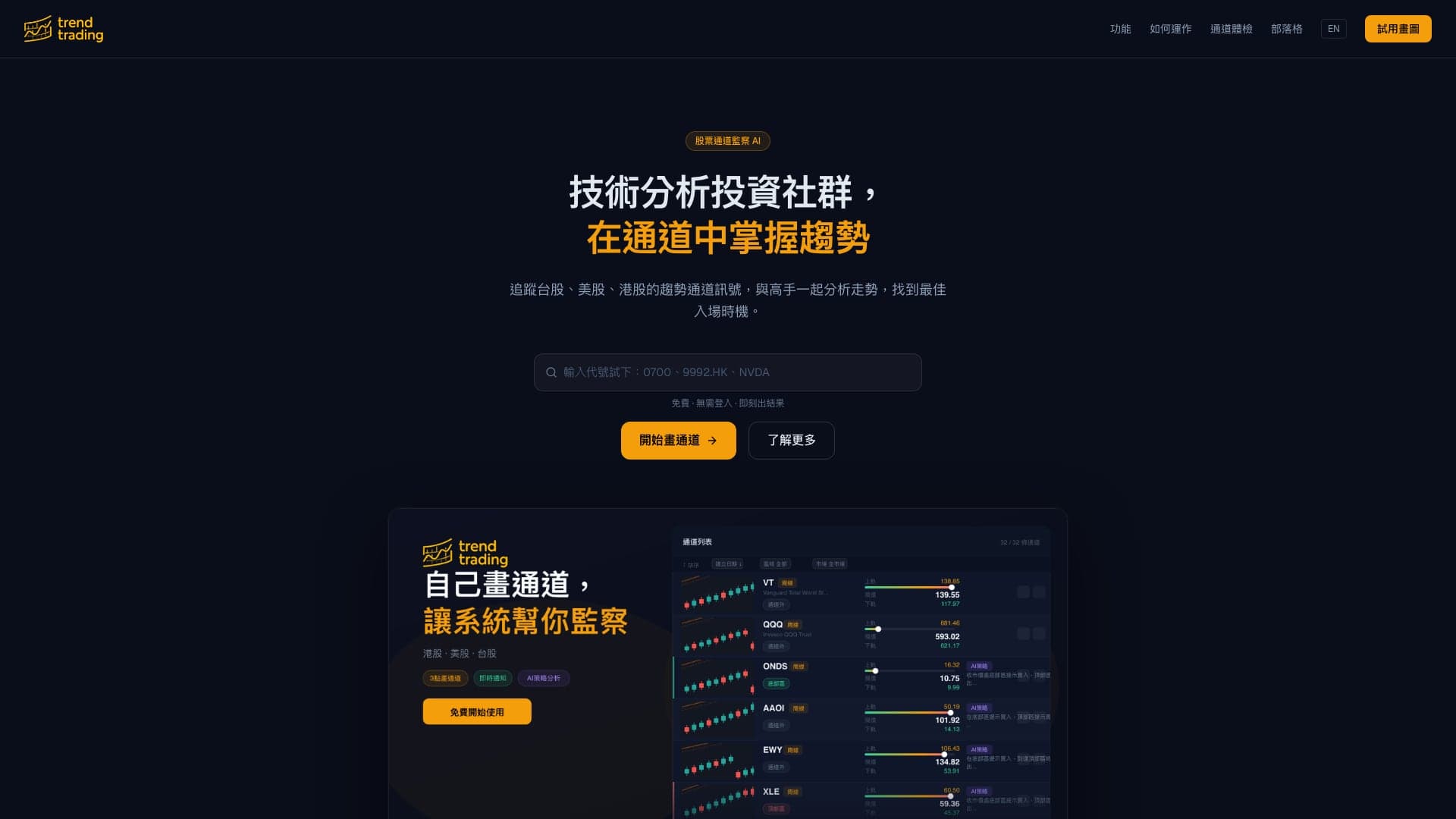 TrendTrading — HOMEPAGE